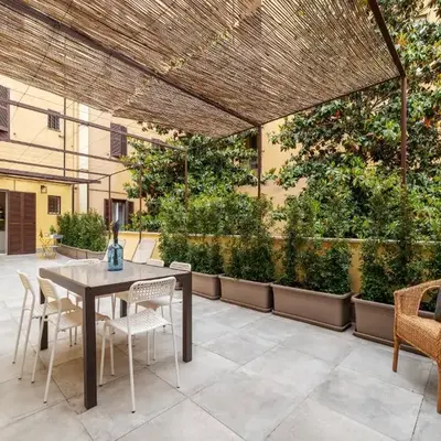 Magnolia terrace at Vatican Museum