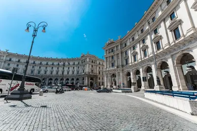 a street in front of a large building at Boutique Apartment 29 in Rome