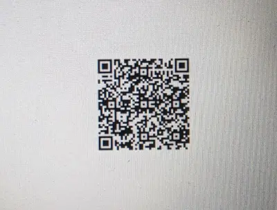 a picture of a qr code on a computer screen at Boutique Apartment 29 in Rome
