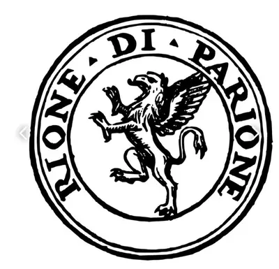 a black and white logo for a dance team at Vatican near Sweet Home Terrace in Rome