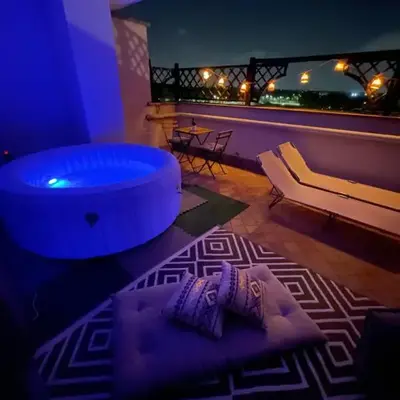 Vita lenta terrazza Roma Garbatella
