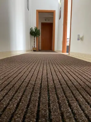 an empty room with a carpet on the floor at Pisana 247 St Peter in Rome