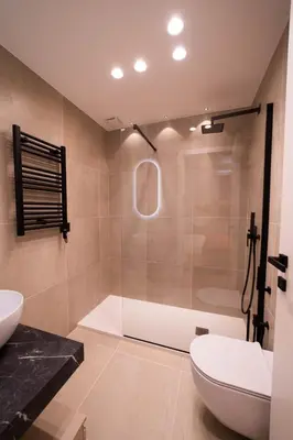 a bathroom with a shower and a toilet and a sink at Scipioni Luxury Suite in Rome