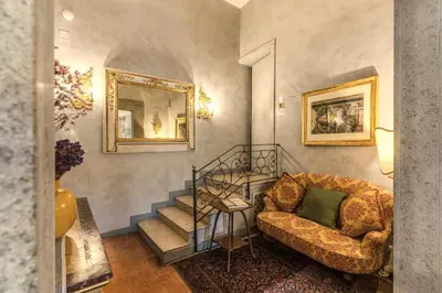 a bathroom with a toilet and a sink at Stylish 2 BDR Apt with Balcony by Pantheon & Forum in Rome