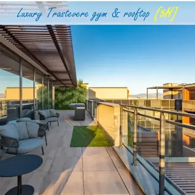 Luxury Trastevere gym & rooftop 5H