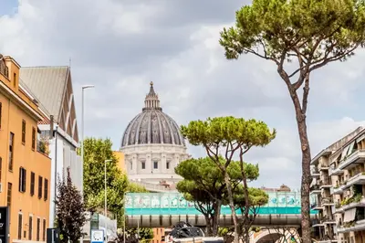 a view of the capitol building in vatican city at BBHOME Elegant apartment at Saint Peter front of Vatican in Rome