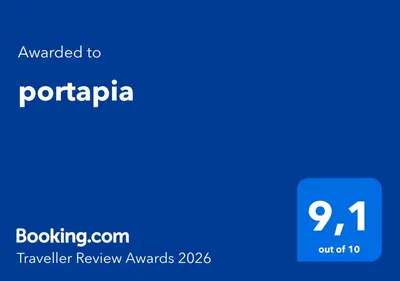a blue screen with the text upgraded to portpapaya at portapia in Rome
