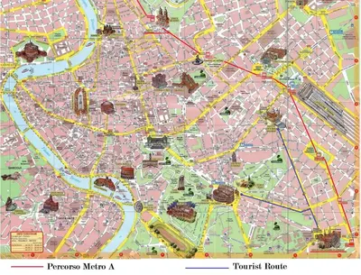 a map of romemitemitemitemitemitemitemitemitemitemite map at Alessandro Luxury Home Rome in Rome