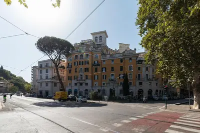 a large building on the side of a street at GuestHost - Suite dell'Emporio in Rome