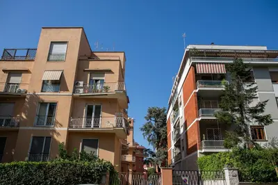 an image of two buildings next to each other at Maison Balduina in Rome
