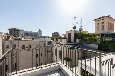 a view from the roof of a building at Amazing Piazza Venezia with Jacuzzi and terrace in Rome