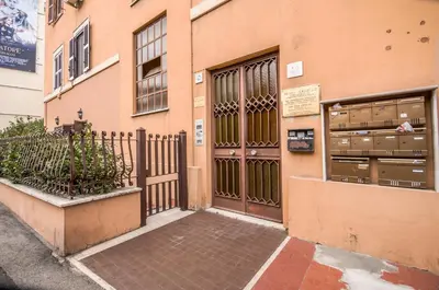 an entrance to a building with a gate at Vatican Penthouse Near S.Peter's Square in Rome