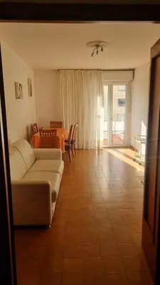 a living room with a couch and a table at Dreamy Family Getaway Guest House Roma 2BR,2BA in Rome