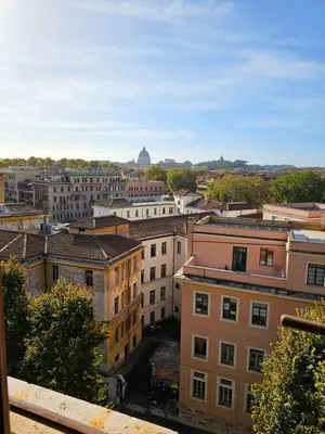 a view of a city from the roof of a building at ST. PETER'S ROOMS SUITE in Rome