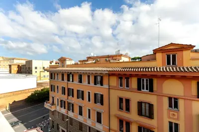 a view of a building in a city at CAVALLEGGERI HOUSE in Rome