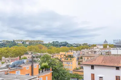 a view of a city with buildings at AC21 - Panoramic Studio in Rome
