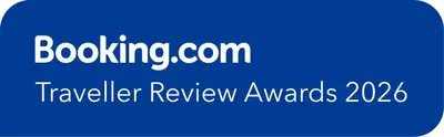 a blue sign that says boatingcom traveler review awards at Il Nido apartment Roma, Attico ostiense in Rome