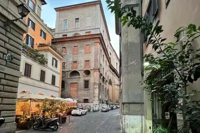 a view of a city street with buildings at Zaira's House - Largo Argentina Campo de’ fiori in Rome