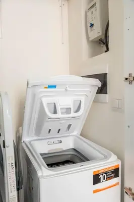 an atm machine in a refrigerator with its door open at Your Cozy Home in Rome- Gemelli- close to downtown in Rome