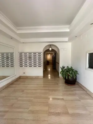 an empty hallway of a building with a plant at 1512 Apartment in Rome