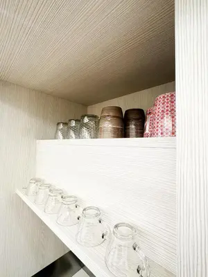 a row of glass jars sitting on a shelf at MUSEUM DAY VATICAN in Rome
