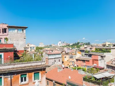 a view of a city with buildings at Apartment Santa Cecilia View by Interhome in Rome