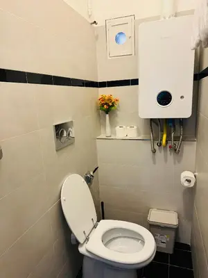 a small bathroom with a toilet in a room at MILLE PARADISO in Rome