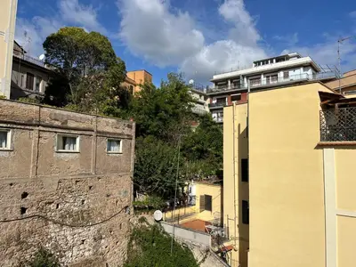 a view of a city with buildings at Appartamento S. Pietro in Rome