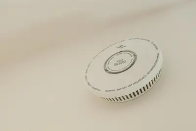 a white frisbee sitting on top of a table at Little Blue Apartment in Rome
