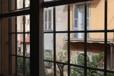 a wooden door with a door knob on a hallway at HT RomeForAll in Rome