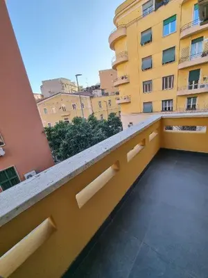 a view of a balcony of a building at Profumo di Sorrento a Roma in Rome