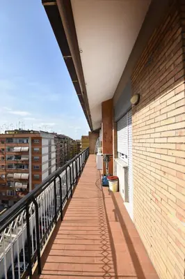 a balcony with a view of a building at Guesthouse Vassallo Uno in Rome