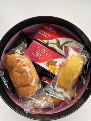 a plate of food with sandwiches on a plate at The Attic Apartment in Rome