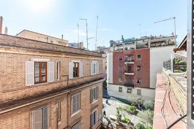 a view from the roof of a building at Apartment Vatican Walls in Rome
