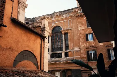 a view of an old building from the street at The Flow - Via Del Corso in Rome