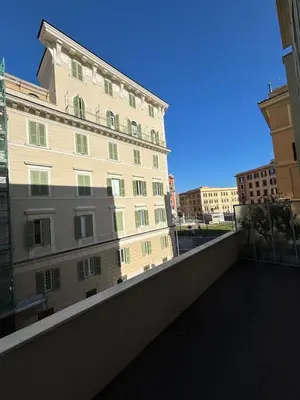 a view from the balcony of a building at Terrace Suite Roma San Giovanni in Rome