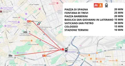 a map of the planned subway line in london at Major House - Luxury Apartments in Rome by Hostand in Rome