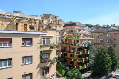 a group of apartment buildings in a city at Domus Vatican View - San Pietro in Rome