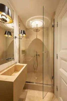 a bathroom with a shower with a tub and a sink at Viam Villa Futura in Rome