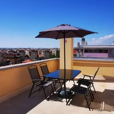 Penthouse loft with view