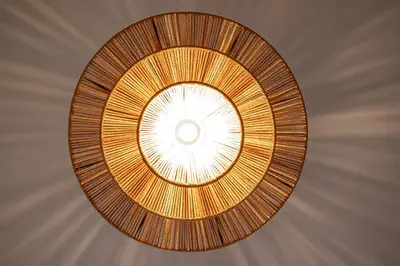 a close up of a plate on a ceiling at YCH-Ambra Apartments a San Giovanni in Rome