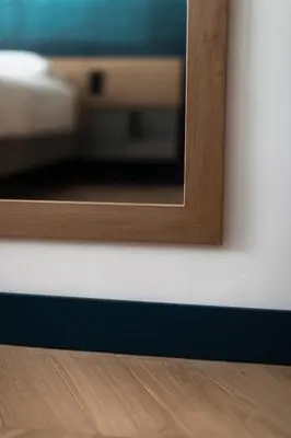 a close up of a mirror on a wall at Circolo degli Scipioni in Rome