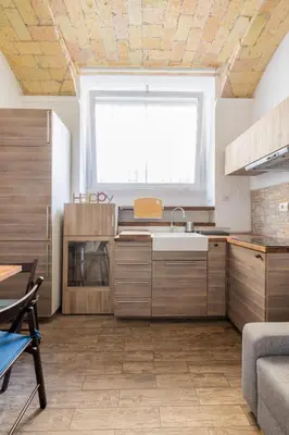 a kitchen with a sink and a window at CASA ELENA, Testaccio in Rome