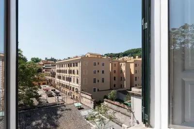 a view of a city from a window at Sales - FromHometoRome in Rome