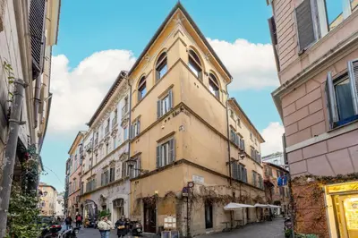 an old building in a street in italy at Piazza Navona Elite Flat in Rome