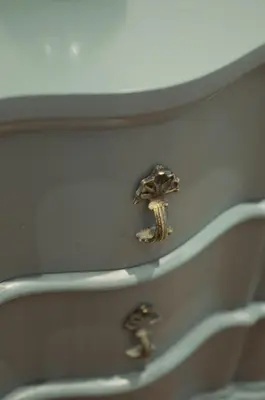 a close up of a toilet seat with brass knobs at Borgo Pio 51 Apartment Vatican in Rome