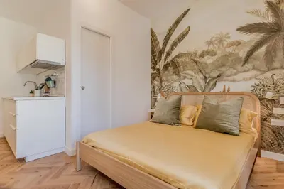 a bedroom with a bed in a room at Domvs Domitilla in Rome