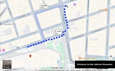 a map of the vienna museum and vicinity at Giulio Cesare 237 in Rome