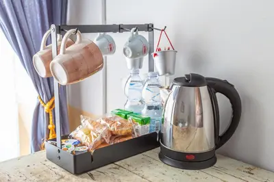 a blender sitting on top of a table at Vatican Rooms Haven in Rome