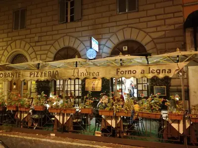 a flower market in front of a building at Babbo Guest House in Rome